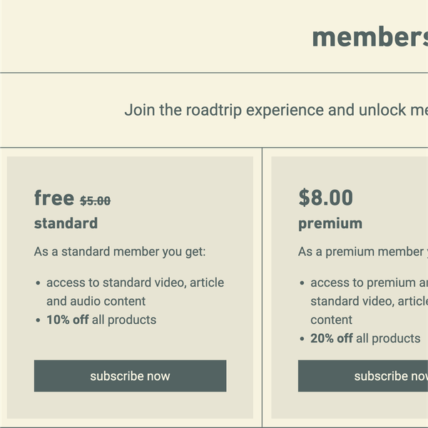 screenshot of the membership popup on the Zora theme Shopify demo store